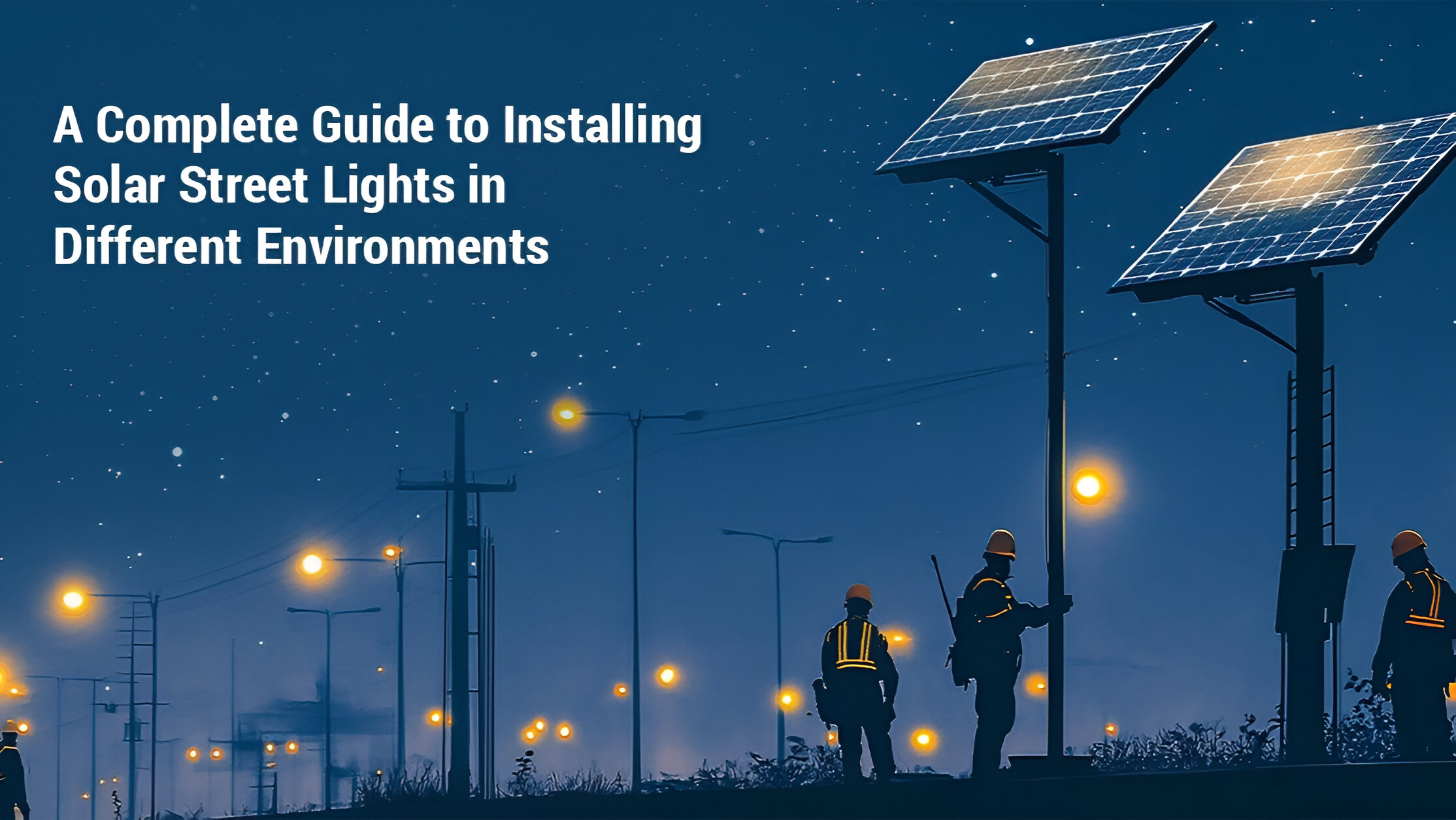 A Complete Guide to Installing Solar Street Lights in Different ...